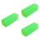 3Pièces Ramasse Poils Silicone Vert Pour 6