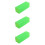 3Pièces Ramasse Poils Silicone Vert Pour 8