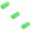 3Pièces Ramasse Poils Silicone Vert Pour 9