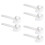 30Pièces Alimentateur Ruche Plastique Durable 6