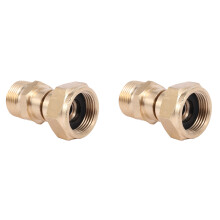 2X Drehgelenk für Hochdruckreiniger, Knickfreie Pistole ein Schlauchanschluss, Metrische Verdrehsicherung M22, 14 Mm Anschluss, 3000 Psi