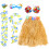 2Sets Hawaiiaanse Hula Rokken Feest Multi Comfortabele Stof 2