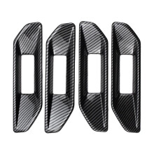 4PCS ABS Interior Decorative Interior Door Handle Door Armrest Panel Cover Trim for Ranger Everest 2023