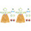 2Sets Hawaiiaanse Hula Rokken Feest Multi Comfortabele Stof 3