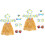 2Sets Hawaiiaanse Hula Rokken Feest Multi Comfortabele Stof 5