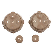 Car Multifunction Steering Wheel Button for S-Class W221 2006-2009 CL W216 2007-2013 Beige Car Accessories