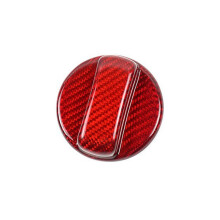 Cubierta Embellecedora de Tapa de Tanque de Combustible de Coche de Fibra de Carbono Dura Real Universal para GR86 2021 2022 2023 Camry