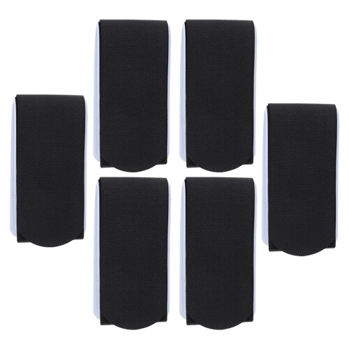 12Pièces Sangles Fixatrices Nylon Noires Pour Snowboard Ski 1
