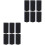 12Pièces Sangles Fixatrices Nylon Noires Pour Snowboard Ski 5