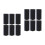 12Pièces Sangles Fixatrices Nylon Noires Pour Snowboard Ski 6