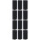 12Pièces Sangles Fixatrices Nylon Noires Pour Snowboard Ski 7
