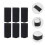 12Pièces Sangles Fixatrices Nylon Noires Pour Snowboard Ski 11