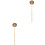 2St Efficiënte Gouden Incense Ash Press Met Comfortabel Handvat 4