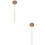 2St Efficiënte Gouden Incense Ash Press Met Comfortabel Handvat 7