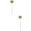 2St Efficiënte Gouden Incense Ash Press Met Comfortabel Handvat 8