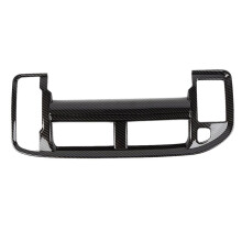 Center Console Dashboard AC Vent Cover Trim for Chevy Suburban 2020-2023 Tahoe 2021-2023 - ABS Carbon Fiber