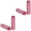 2Paires Accessoires Pédales Stunt Alliage Robustes 3