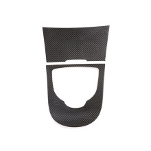 For G-Class G500 G63 W463 2019-2020 Dry Carbon Fiber Central Control Gear Shift Panel Cover Accessories