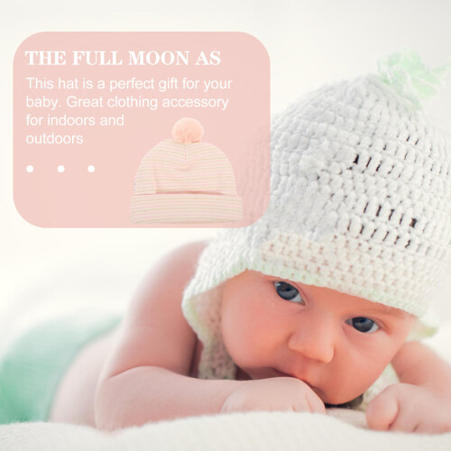 Turban Coton Rose Bébé Accroche-Regard 2