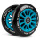Blaue Räder für Roller 100 mm, 2er-Pack 1