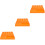 3Pièces Rack De Rangement Orange Pour Forets Compact Fiable 6