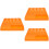3Pièces Rack De Rangement Orange Pour Forets Compact Fiable 7