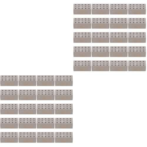 40Pièces Murales Miniatures Marron Clair Accessoires DIY 2