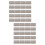 40Pièces Murales Miniatures Marron Clair Accessoires DIY 7