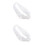 2Pièces Dentelle Couture Blanche En Coton, Parfait Pour Décorations 6