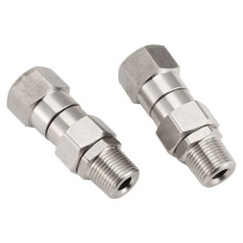 2 StüCk Hoch Druck Reiniger, 3/8 Zoll NPT AußEn Gewinde, Edelstahl, Knick Frei zum Schlauch Anschluss