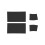 Car Front  Base Leather Anti-Kick Panel Trim Stickers for  ALPHARD/VELLFIRE 40 Series 2023+ 1
