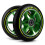 Grüne Räder für Roller 110 mm, 2er-Pack 1