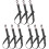 9Pièces Accessoires Suspendus Sangles Nylon Noir Solides Pour Écuries 2