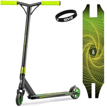 Professionelles Trick-Kick-Fahrrad SOKE PRO Gelb-Grün