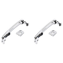 2X Klamka do Drzwi ZewnęTrznych z Dziurką Od Klucza do FX35 FX45 Murano Rogue 82646-CA000 80640-CA012 Przednia Lewa Strona