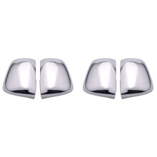 4x Rivestimenti Decorativi Delle Coperture Degli Specchietti Laterali Cromati ABS per Pajero 2007-2019