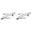 2X Exterior Door Handle for  Sentra 2013-2016 Maxima 2009-2014 Front Left Driver Exterior 12459871 806469N00A 1