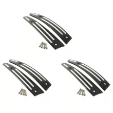 6X Black Split Windshield Side Trim for Touring Road Glide FLTR 2015-2020