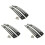 6X Black Split Windshield Side Trim for Touring Road Glide FLTR 2015-2020 1
