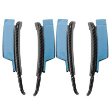 2X Car Carbon Fiber Arch Trim Sticker Wheel Eyebrow Lip for W176 A160 A180 A200 A250 AMG A45 13-19