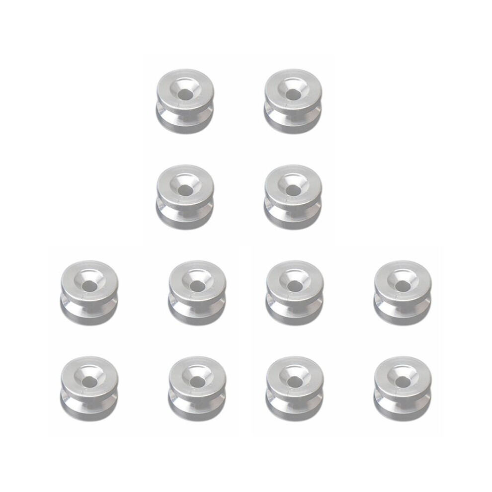 12X Motorcycle Top Rear Luggage Tool Box Case Trunk Bracket Bushing Pad Spacers Buckle Accessories Universal Light 4711460349122