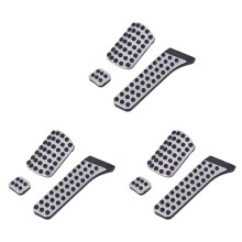 3X Accessoires de Voiture pour C E S Glk Slk Cls Sl-Classe W203 W204 W211 W212W210 Amg,Tampon de Repose Pieds de Frein D'Accélérateur(3