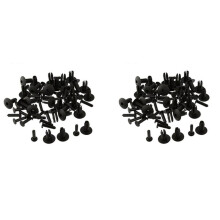 for - 51118174185 Door Sill Wheel Car Rivets Arch Clips Retainer Repair 200Pcs Bumper Trim