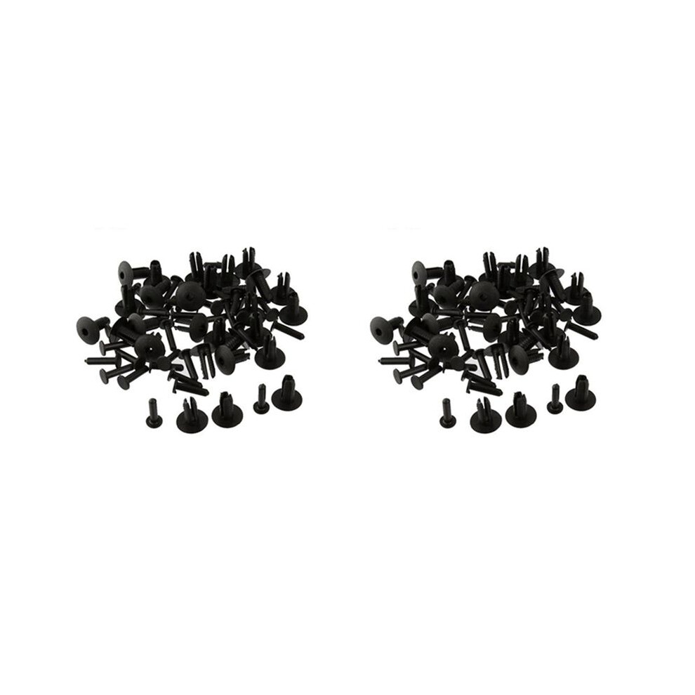 For - 51118174185 Door Sill Wheel Car Rivets Arch Clips Retainer Repair 200Pcs Bumper Trim 6032366173207