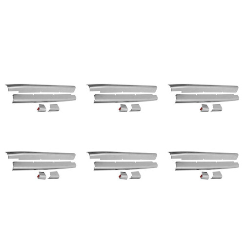6X Car Chrome Front Grille Trim for  Spacia Custom MK53S Car Accessories
