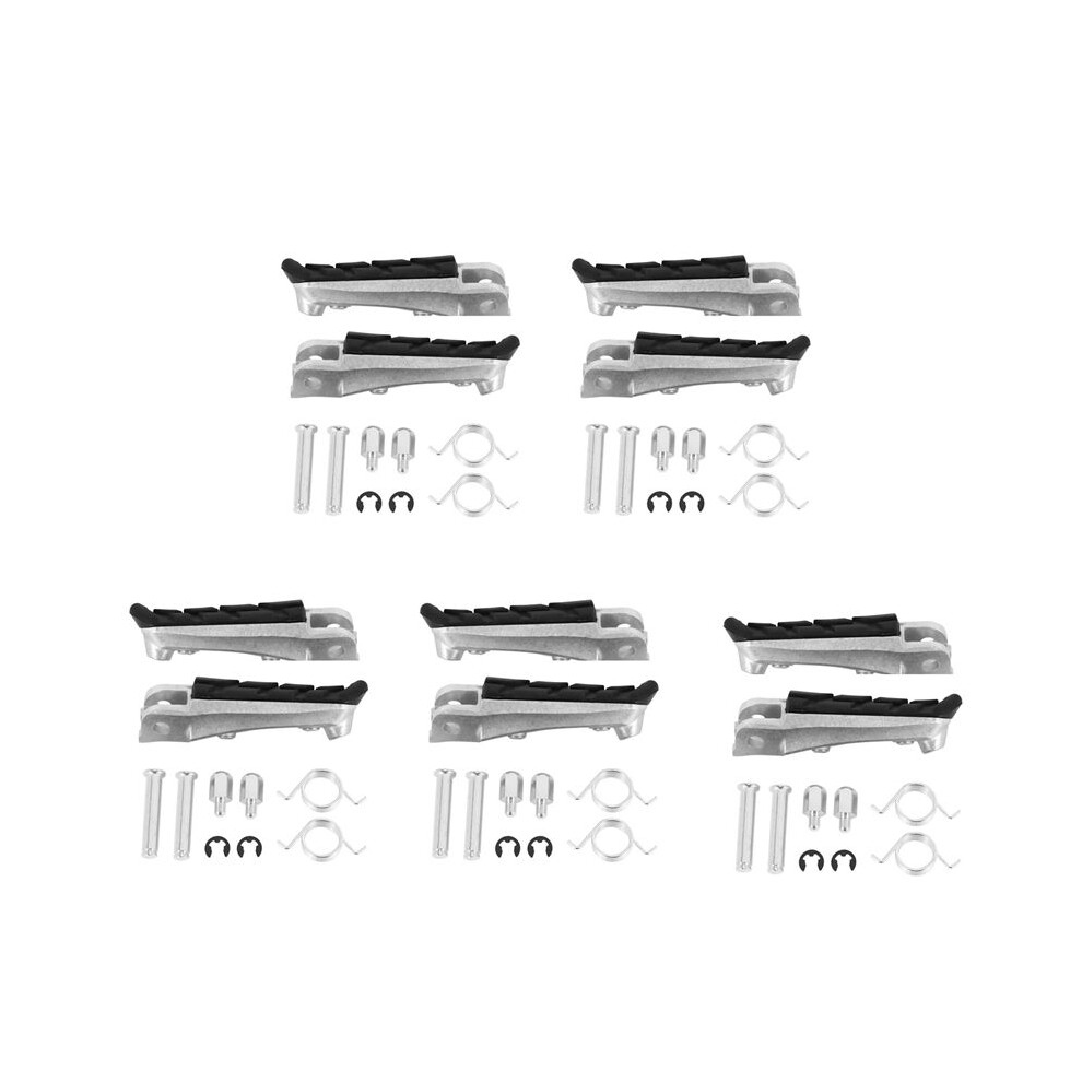 5 Set Motorcycle Front Footrest Pedal Foot Pegs Foot Pegs Pedals For Cb250 Cbr600f Cb600f Nc700 4711949362239