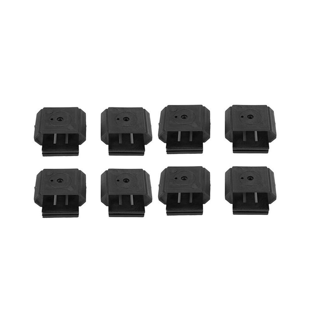 8Pcs Holder Bumper Bracket Cover For - W201 2018800114 Black 6131797851422