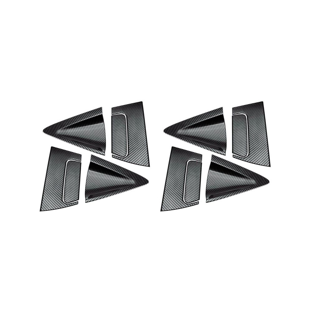 8X Car Carbon Fiber Side Rear Door Handle Cover Bowl Cover For Hr-V Hrv 2016-2018 4713630018272