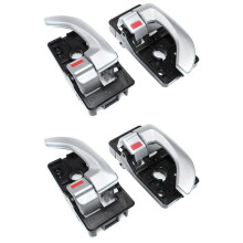 2X Auto Tür Innen Griff Hinter Tür Chrom Griff für  Tucson 2005 2006 2007 2008 2009