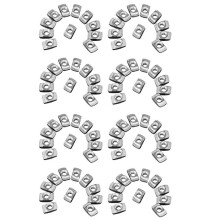 800 Pcs M5 Hammer Nut Carbon Steel Aluminum Connector T Fastener Sliding Nut